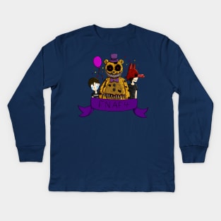 FNAF4 Kids Long Sleeve T-Shirt